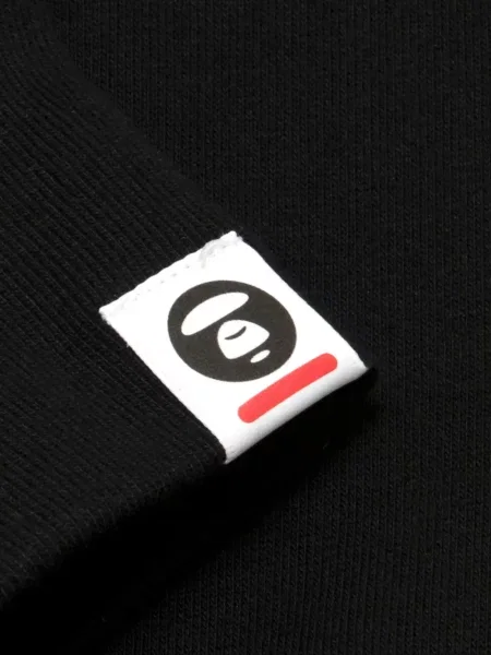Pulover Aape By A Bathing Ape cu autograf negru