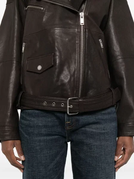 Geanta de piele Gestuz maro