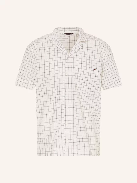 Tommy Hilfiger Krátké Pyžamo / tmavě šedá bílá