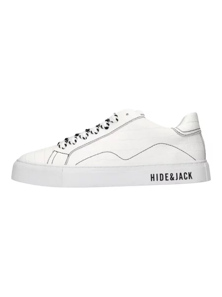 Sneakersy Hide&jack skórzane białe