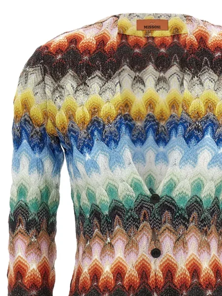 Kardigan Missoni s čipkom plava