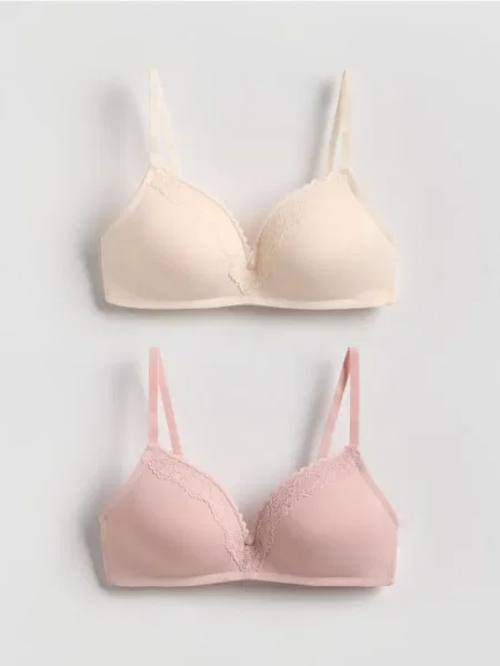 Reserved Модульований бюстгальтер 2 шт. пастельний рожевий