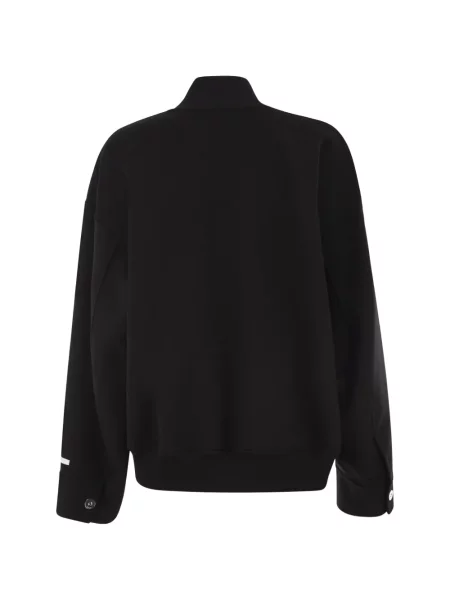 Geacă bomber Sportmax de lână negru