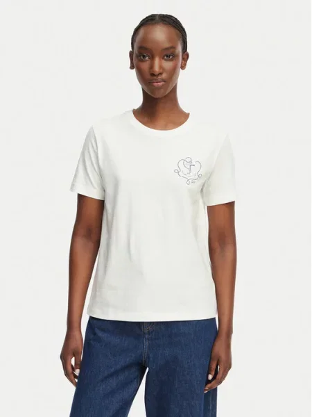 Тениска Gant бяло