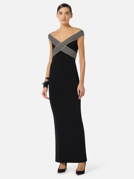 Платье Elisabetta Franchi черное