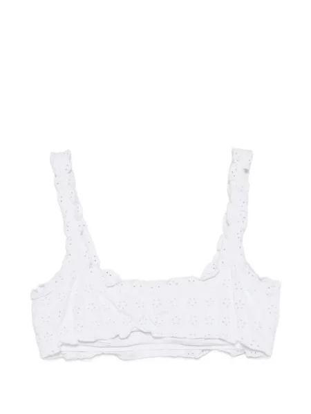 Bikini Polo Ralph Lauren cu dungi cu broderie albastru