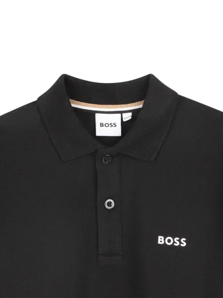 Koszulka polo dziecięca Bosswear czarna