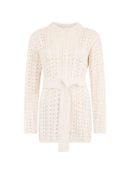 Cu centură cardigan Moorer tricotate