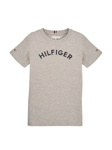 Tricou copii Tommy Hilfiger gri