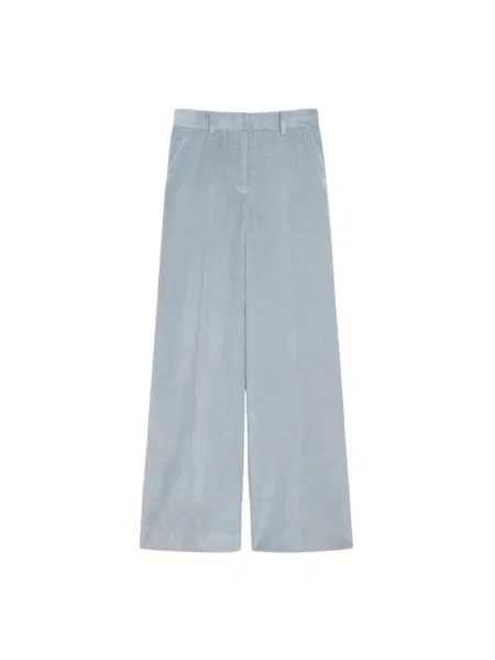 Spodnie Max Mara niebieskie