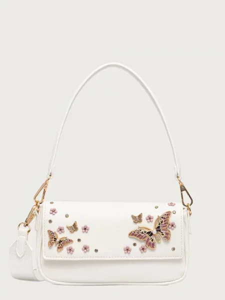 Aldo geantă crossbody pentru femei cu imitație de piele LUNABLOOM bej