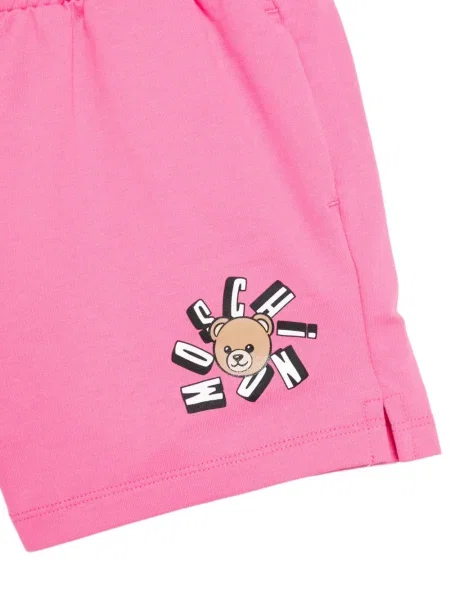 Szorty dziecięce Moschino różowe