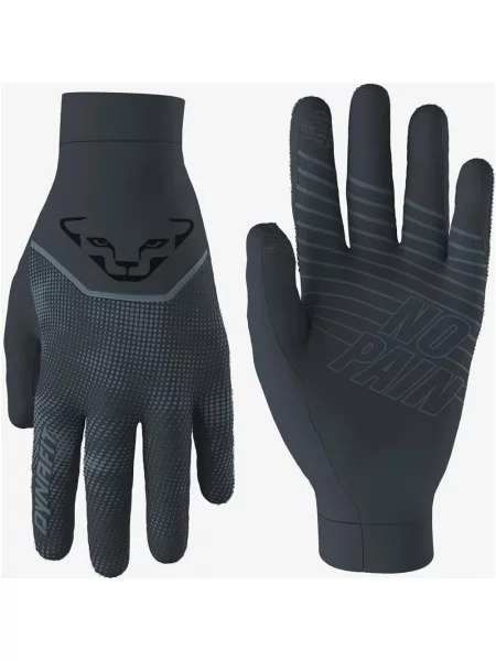 Rękawice Dynafit Trail Reflective ciemnoszary XS czarny
