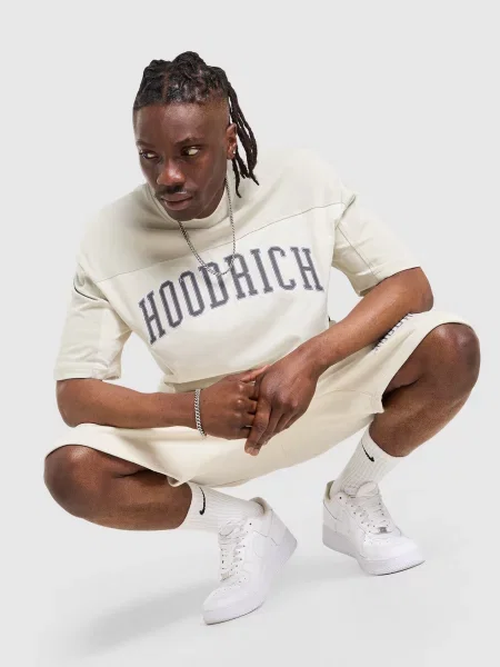 Hoodrich T-Shirt Varsity beżowa