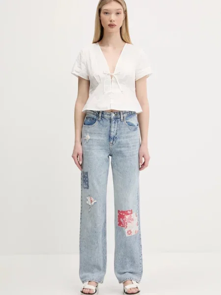 Kavbojke Tommy Jeans modra