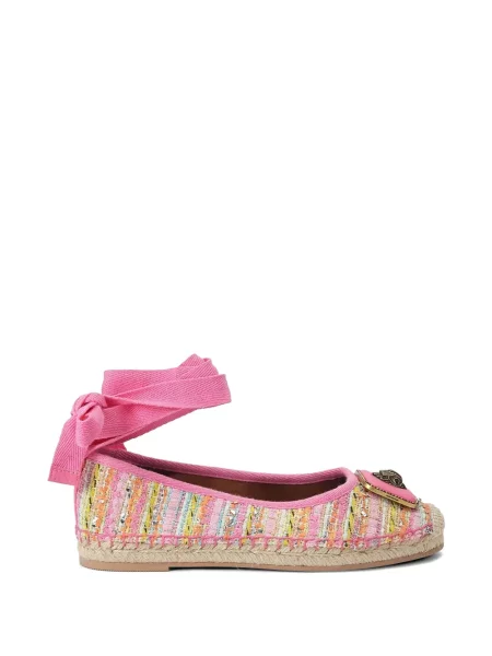 Espadrile Kurt Geiger London din tweed roz
