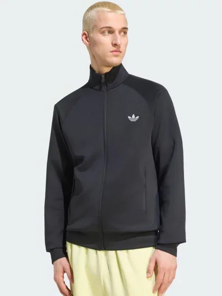 ADIDAS ORIGINALS Tepláková bunda Trefoil Essentials' čierna
