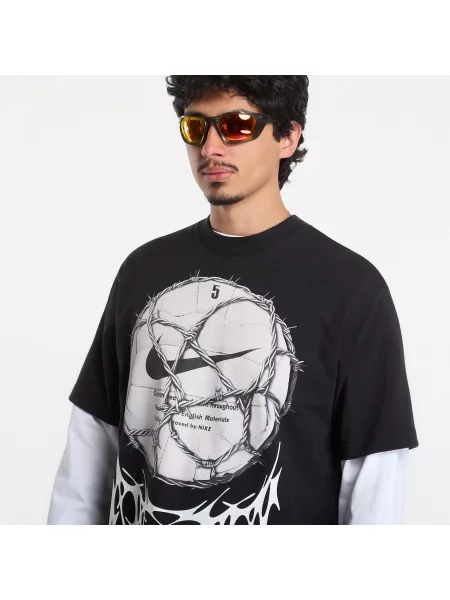 Тениска Nike "Your Message Here" T-Shirt Black XS черно