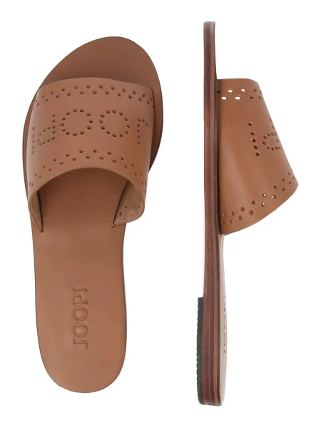 Joop! De piele șlapi Charlene maro
