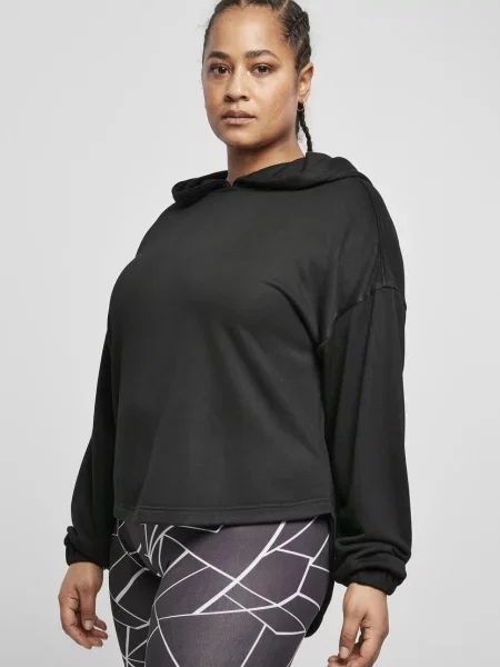 Bluza z kapturem Urban Classics z modalu czarna