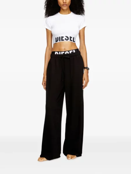 Pantaloni Diesel cu imagine negru