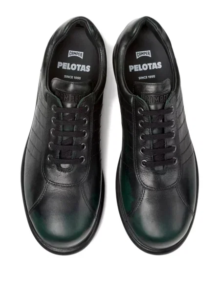 Sneakerși Camper cu șireturi din dantelă negru