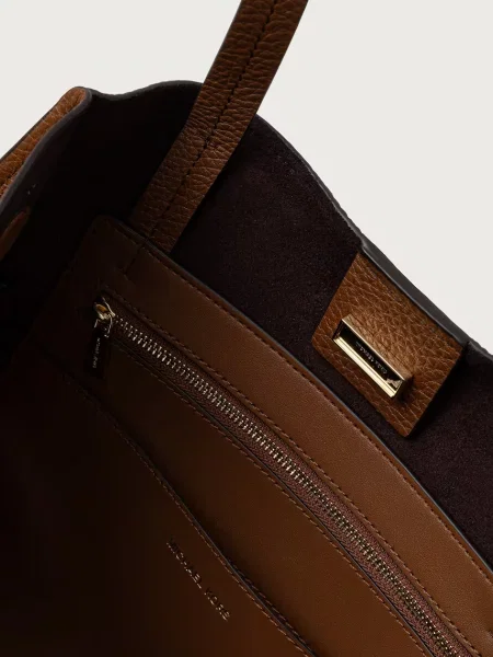 Кожаная сумка шоппер Michael Michael Kors