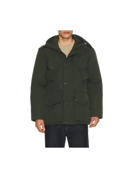 Kurtka puchowa Fred Perry zielona