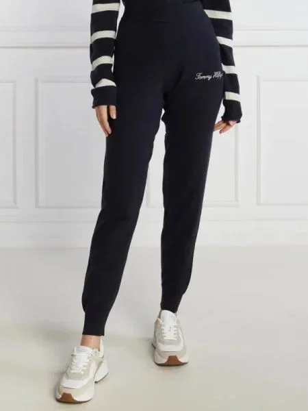 Tommy Hilfiger Jogger nadrág SCRIPT GRAPHIC kék