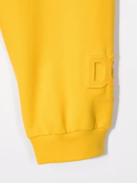 Spodnie dziecięce Dolce And Gabbana żółte