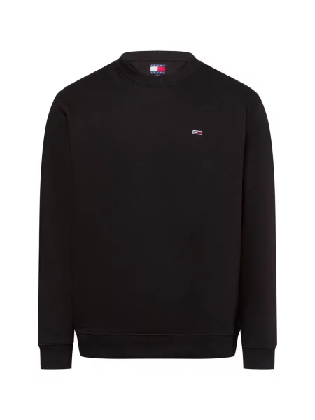 Tommy Jeans Bluza Mężczyźni jednolity S czarny