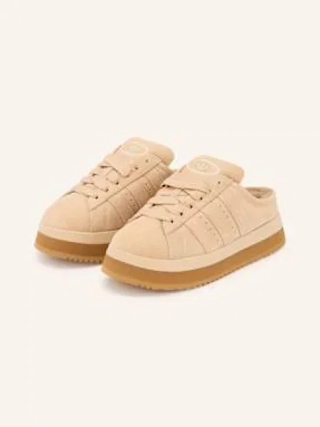 Adidas Originals Mules Na Platformě Campus béžová