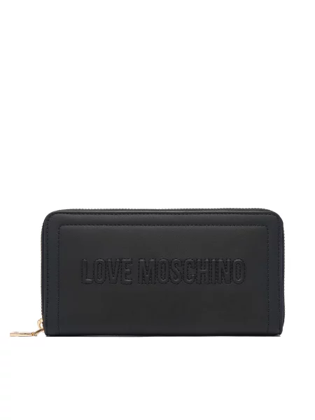 LOVE MOSCHINO Piniginė Signature Love juoda