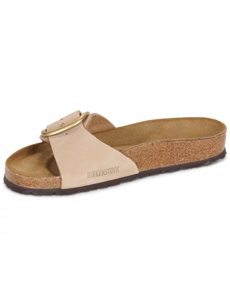 Pantofi Birkenstock cu cataramă bej