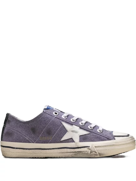 Sneakerși Golden Goose V-Star violet