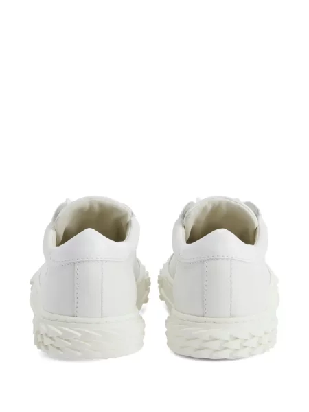 Fűzős csipkés sneaker Giuseppe Zanotti fehér