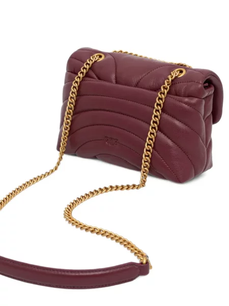 Geanta crossbody Pinko din piele roșu