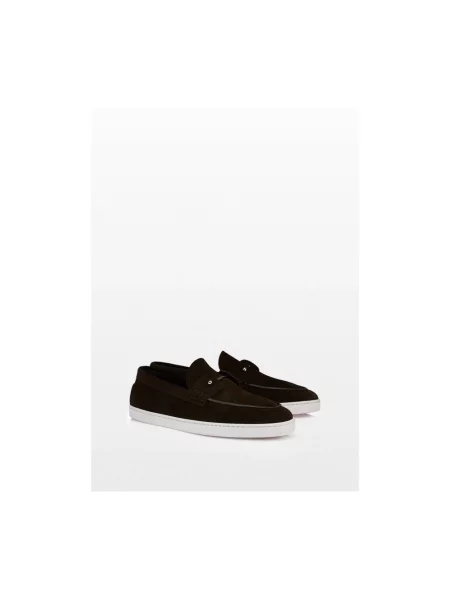 Półbuty Christian Louboutin brązowe