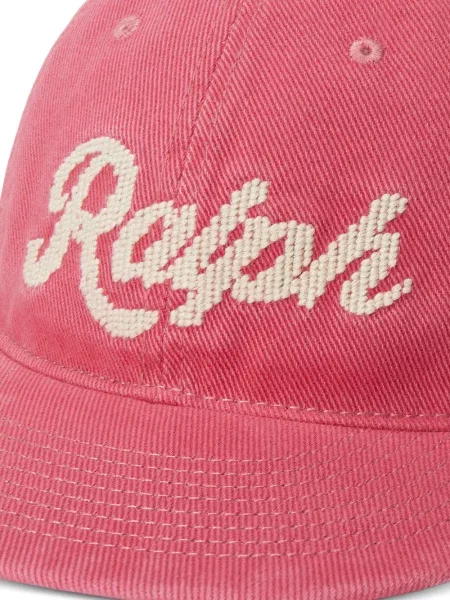 Pledinės polo marškinėliai Polo Ralph Lauren su autografu ruoželis mėlyna