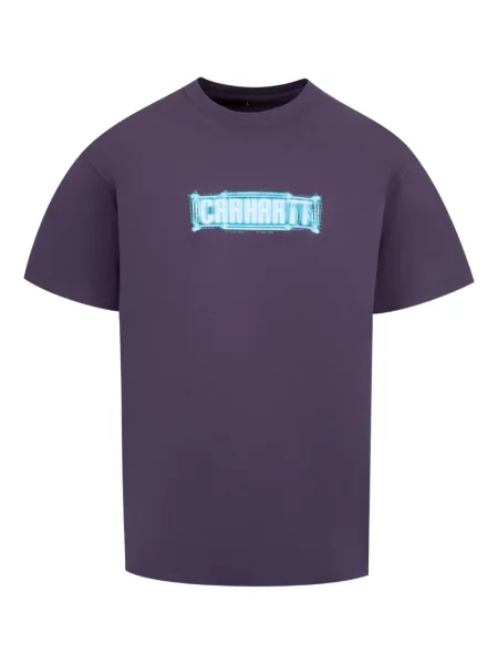 Tricou Carhartt Wip cu imagine violet