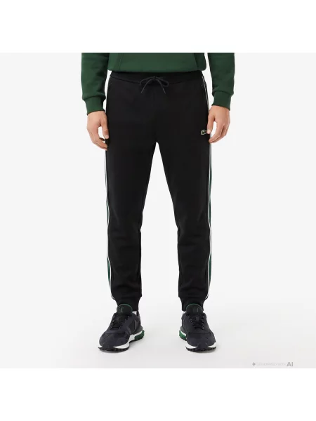 Lacoste Spodnie Dresowe Slim Fit czarne