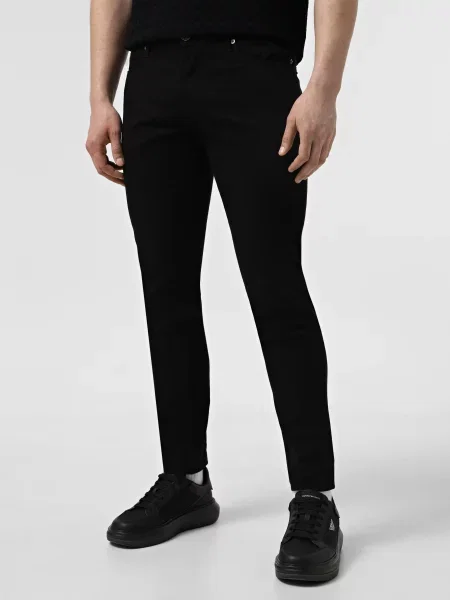 Зауженные джинсы Emporio Armani черный