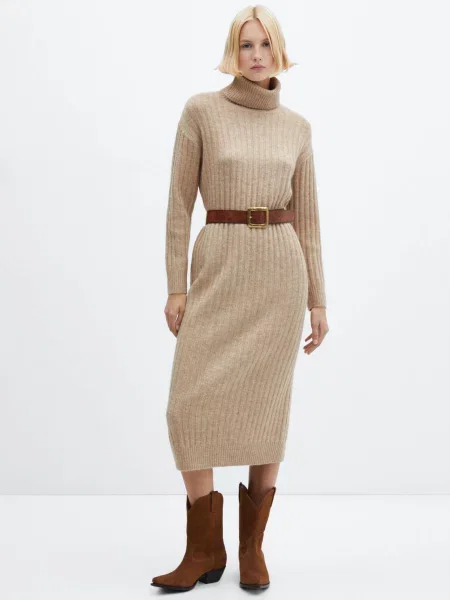 MANGO Taldorin Сукня максі бежевий