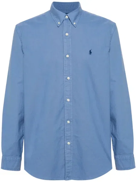 Siuvinėta polo marškinėliai Polo Ralph Lauren mėlyna