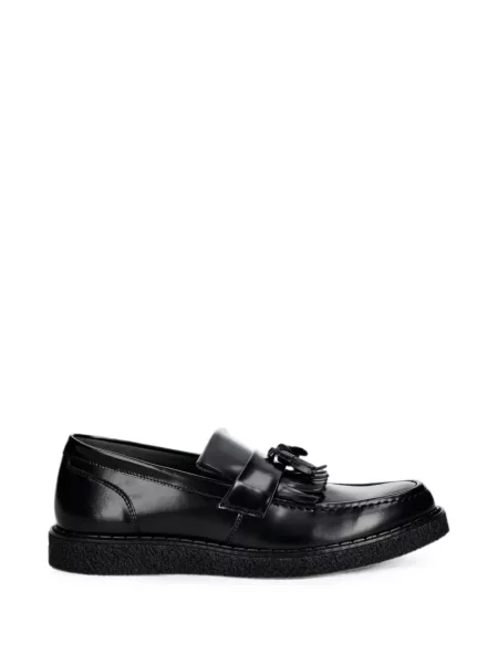 Pantofi loafer Fred Perry din piele negru