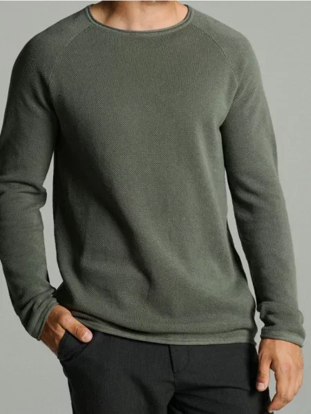 Sinsay svetr se zapínáním na zelená