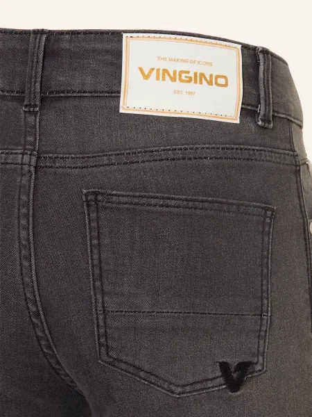 Vingino Jeansy Britte O Rozkloszowanym Kroju grau szare