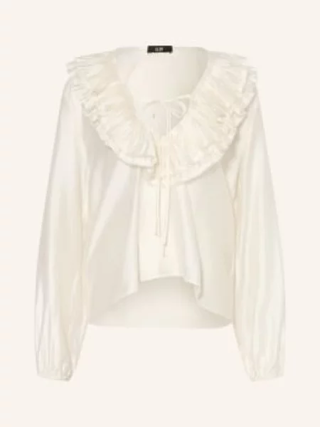 Eleh Bluzka Z Falbanami weiss