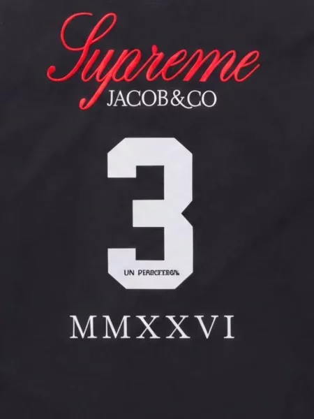 Tricou polo Supreme cu imagine negru