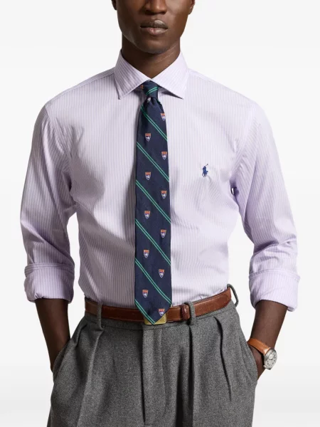 Șosete Polo Ralph Lauren cu model herringbone cu broderie plasă albastru